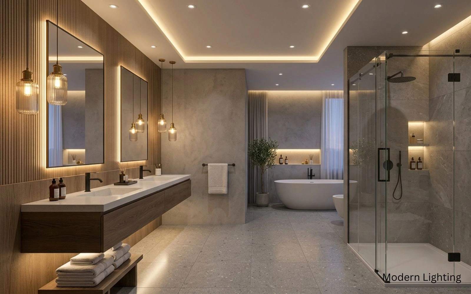 Modern Lighting Bathroom Ideas