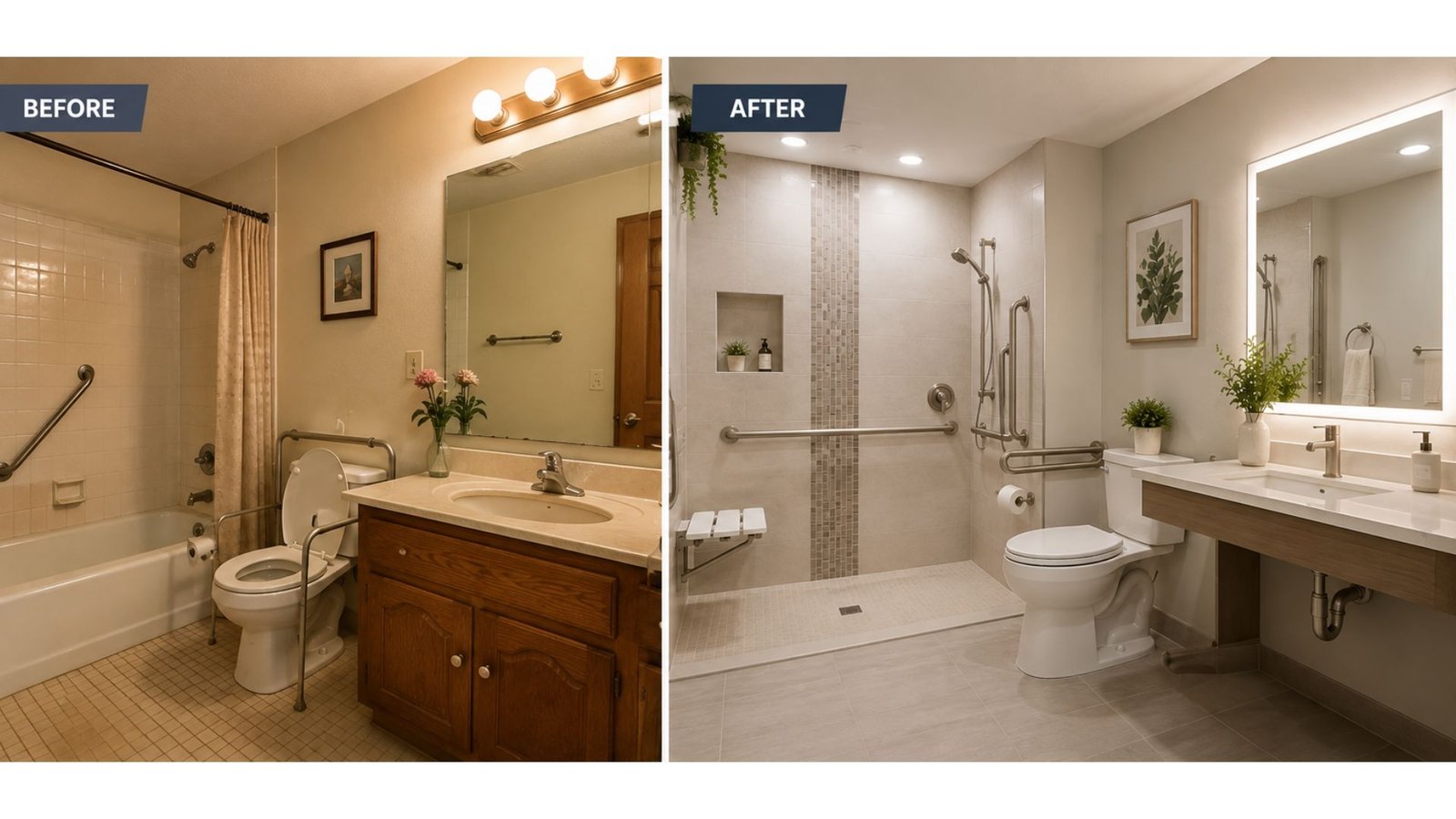 Accessible & Ada Bathroom Remodel