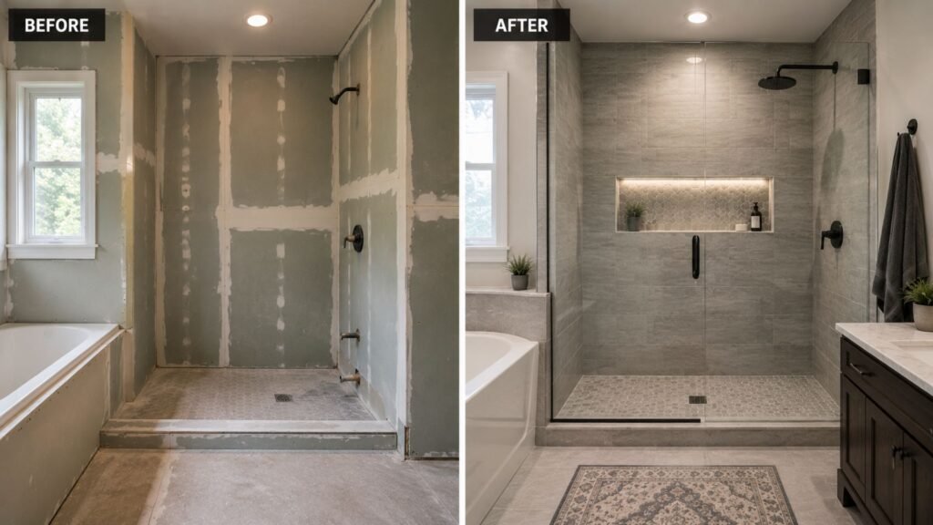Bathroom Tile Installation