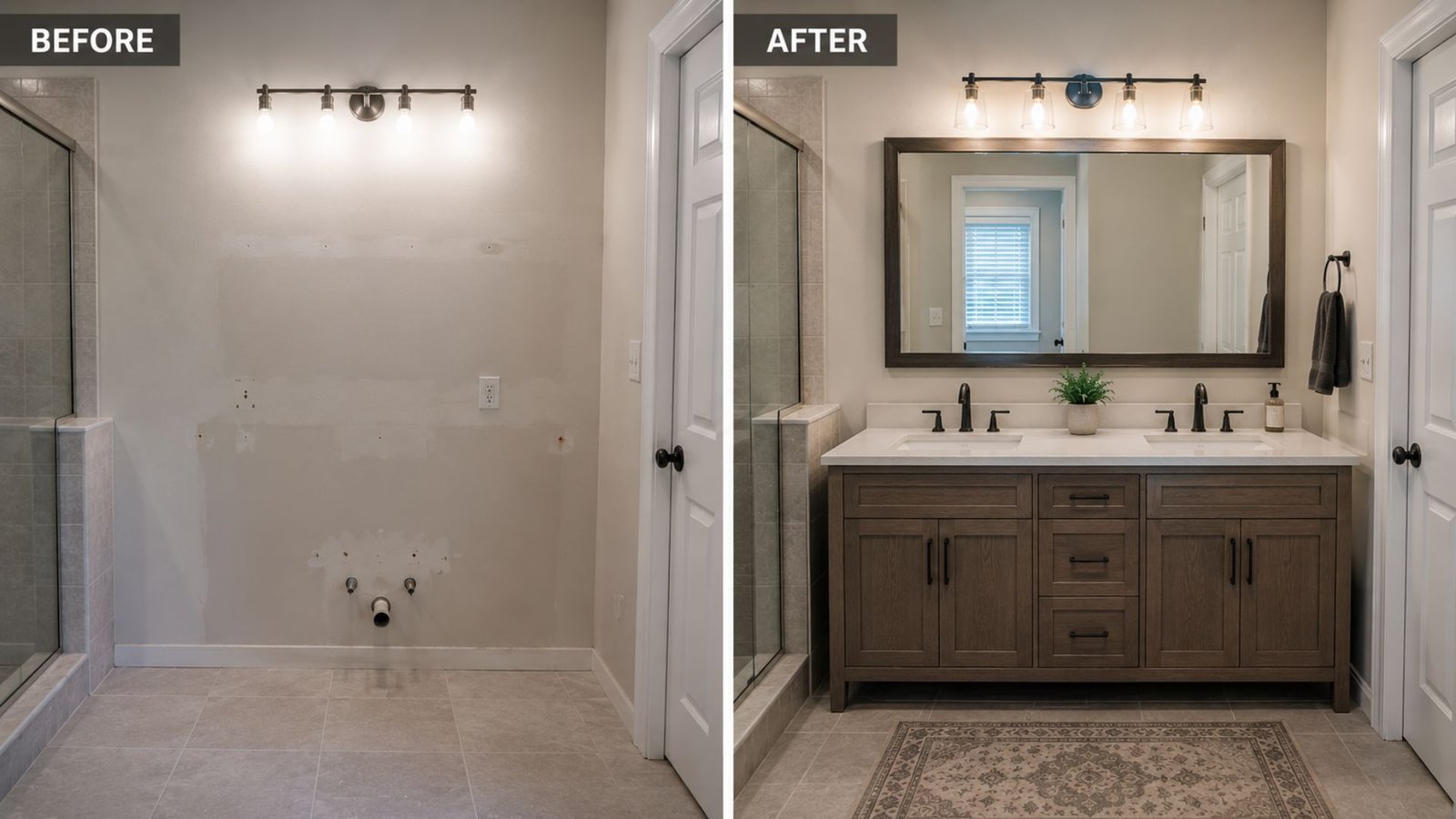 Bathroom Vanity Installation